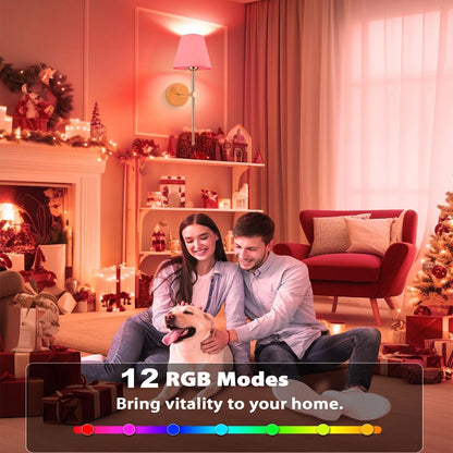 Wireless Battery Powered Wall Lamp Rechargeable Wall Lamp Dimmable Detachable Bulb Remote Control 10 Color Wireless Wall Lamp